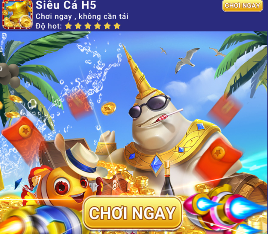 Bắn cá H5 – Cổng game bắn cá online hàng đầu 2020