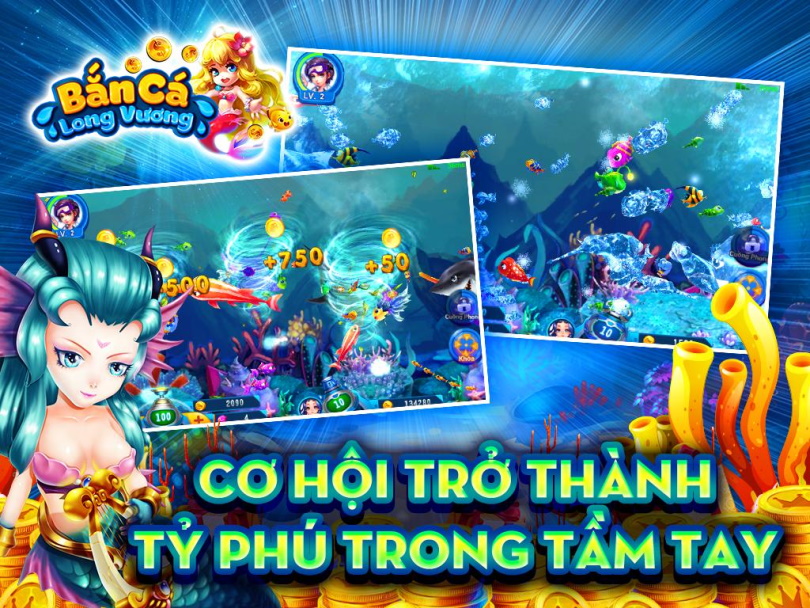 Bắn Cá Long Vương – Đổi thẻ không giới hạn với cổng game mang thương hiệu quốc tế