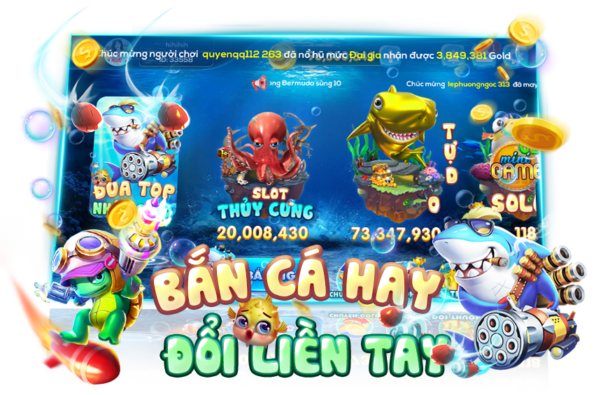 Vương Quốc Cá – Thiên đường bắn cá đổi thưởng hàng đầu