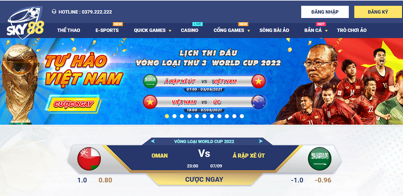 SKY88 – Nền tảng cá cược thể thao hàng đầu Châu Âu